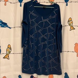 Style & Co - pullover shirt - Dark Teal Blue - size 0X